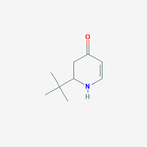 molecular formula C9H15NO B13883905 2-tert-butyl-2,3-dihydro-1H-pyridin-4-one 