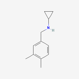 N-[(3,4-dimethylphenyl)methyl]cyclopropanamine