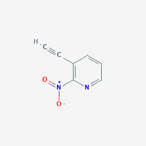 molecular formula C7H4N2O2 B13883925 3-Ethynyl-2-nitropyridine CAS No. 1044038-50-7