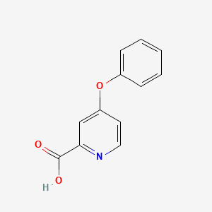 molecular formula C12H9NO3 B1388394 4-Phenoxypyridine-2-carboxylic acid CAS No. 99970-10-2