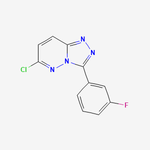 6-Chloro-3-(3-fluorophenyl)[1,2,4]triazolo[4,3-b]pyridazine