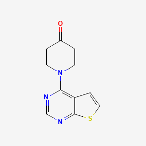 1-Thieno[2,3-d]pyrimidin-4-ylpiperidin-4-one