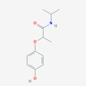 2-(4-hydroxyphenoxy)-N-(propan-2-yl)propanamide