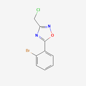 5-(2-Bromophenyl)-3-(chloromethyl)-1,2,4-oxadiazole