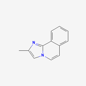 molecular formula C12H10N2 B13884022 2-Methylimidazo[2,1-a]isoquinoline 