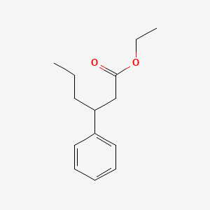 molecular formula C14H20O2 B13884069 Ethyl 3-phenylhexanoate 