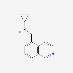 molecular formula C13H14N2 B13884107 N-(isoquinolin-5-ylmethyl)cyclopropanamine 