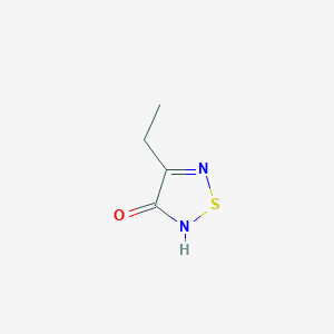 molecular formula C4H6N2OS B13884242 4-Ethyl-1,2,5-thiadiazol-3-one 