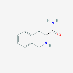 molecular formula C10H12N2O B138843 (R)-1,2,3,4-Tetrahydro-isoquinoline-3-carboxylic acid amide CAS No. 150448-64-9