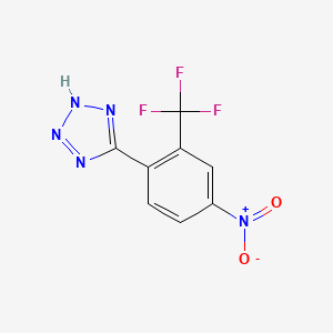 5-[4-nitro-2-(trifluoromethyl)phenyl]-2H-1,2,3,4-tetraazole
