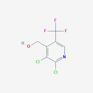 molecular formula C7H4Cl2F3NO B1388441 [2,3-Dichloro-5-(trifluoromethyl)-4-pyridinyl]-methanol CAS No. 1160474-70-3