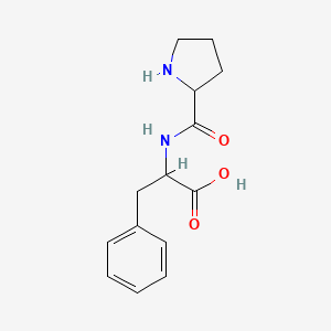 molecular formula C14H18N2O3 B13884411 Prolylphenylalanine 