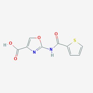 2-[(2-Thienylcarbonyl)amino]-1,3-oxazole-4-carboxylic acid