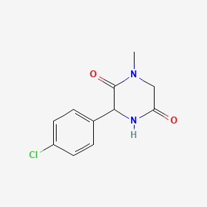3-(4-Chlorophenyl)-1-methylpiperazine-2,5-dione