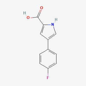 4-(4-fluorophenyl)-1H-pyrrole-2-carboxylic acid