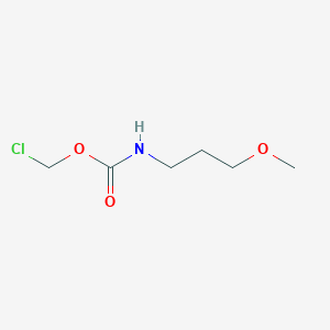 molecular formula C6H12ClNO3 B13884515 chloromethyl N-(3-methoxypropyl)carbamate 