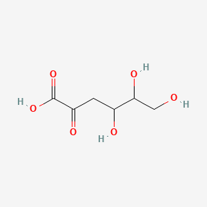 molecular formula C6H10O6 B13884526 3-Deoxyhex-2-ulosonic acid CAS No. 158647-63-3