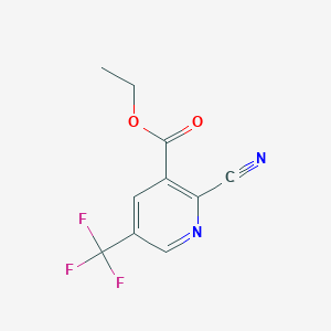 Ethyl 2-cyano-5-(trifluoromethyl)nicotinate