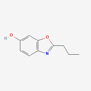 molecular formula C10H11NO2 B13884552 2-Propyl-1,3-benzoxazol-6-ol 