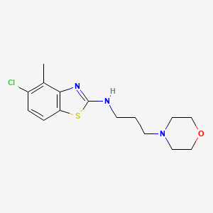 5-chloro-4-methyl-N-(3-morpholinopropyl)benzo[d]thiazol-2-amine