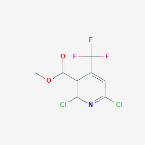 molecular formula C8H4Cl2F3NO2 B1388467 Methyl 2,6-dichloro-4-(trifluoromethyl)nicotinate CAS No. 1130344-76-1