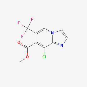 Methyl 8-chloro-6-(trifluoromethyl)imidazo[1,2-a]pyridine-7-carboxylate