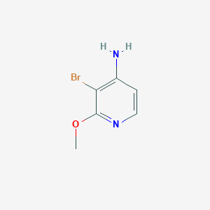 molecular formula C6H7BrN2O B1388476 3-Bromo-2-methoxypyridin-4-amine CAS No. 215364-86-6