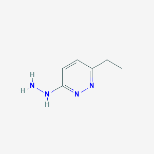 molecular formula C6H10N4 B13884779 (6-Ethylpyridazin-3-yl)hydrazine 
