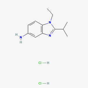 1-Ethyl-2-isopropyl-1h-benzoimidazol-5-ylamine dihydrochloride