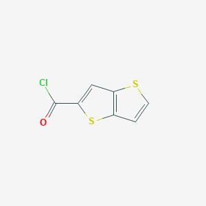 molecular formula C7H3ClOS2 B13884902 Thieno[3,2-b]thiophene-5-carbonyl chloride 