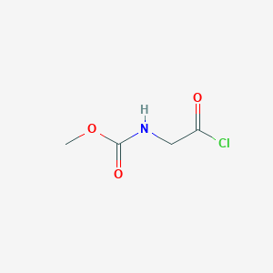 molecular formula C4H6ClNO3 B13884941 Methyl 2-chloro-2-oxoethylcarbamate 
