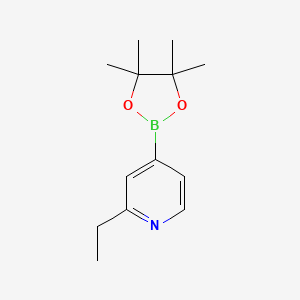 2-Ethyl-4-(4,4,5,5-tetramethyl-1,3,2-dioxaborolan-2-yl)pyridine