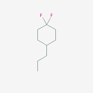 molecular formula C9H16F2 B1388498 1,1-Difluoro-4-propylcyclohexane CAS No. 1186195-17-4