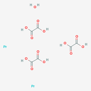 molecular formula C6H8O13Pr2 B13885018 oxalic acid;praseodymium;hydrate CAS No. 28877-86-3