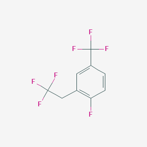 1-Fluoro-2-(2,2,2-trifluoroethyl)-4-(trifluoromethyl)benzene