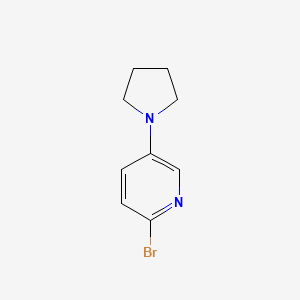 molecular formula C9H11BrN2 B1388515 2-Bromo-5-(pyrrolidin-1-yl)pyridine CAS No. 1142197-42-9