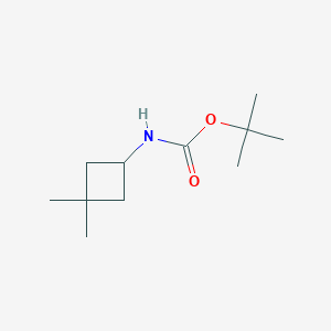 molecular formula C11H21NO2 B13885154 Tert-butyl 3,3-dimethylcyclobutylcarbamate 