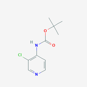 molecular formula C10H13ClN2O2 B1388517 tert-Butyl 3-Chloropyridin-4-ylcarbamate CAS No. 1068976-22-6