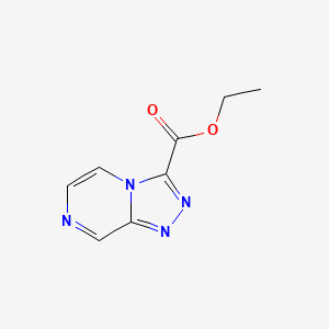 Ethyl [1,2,4]triazolo[4,3-a]pyrazine-3-carboxylate