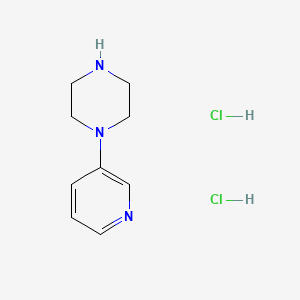 molecular formula C9H15Cl2N3 B1388520 1-Pyridin-3-YL-piperazine dihydrochloride CAS No. 470441-67-9