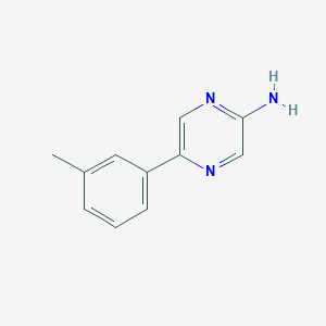 5-(3-Methylphenyl)pyrazin-2-amine
