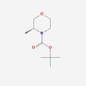 molecular formula C10H19NO3 B1388524 (R)-N-Boc-3-Methylmorpholine CAS No. 1022093-98-6