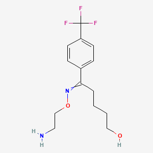 molecular formula C14H19F3N2O2 B13885251 Fluvoxamino alcohol/Desmethylfluvoxamine 