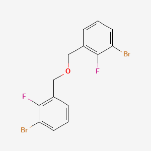 molecular formula C14H10Br2F2O B1388529 Bis-(3-bromo-2-fluorobenzyl)ether CAS No. 1186195-12-9