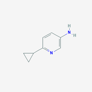 molecular formula C8H10N2 B1388533 6-Cyclopropylpyridin-3-amine CAS No. 1159821-66-5