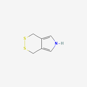 molecular formula C6H7NS2 B13885366 4,6-dihydro-1H-dithiino[4,5-c]pyrrole CAS No. 173731-42-5