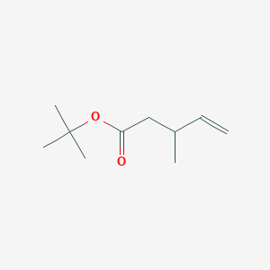 molecular formula C10H18O2 B13885379 Tert-butyl 3-methylpent-4-enoate 