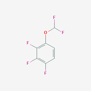 molecular formula C7H3F5O B1388538 1-(Difluoromethoxy)-2,3,4-trifluoro-benzene CAS No. 1214388-64-3