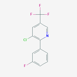 3-Chloro-2-(3-fluorophenyl)-5-(trifluoromethyl)pyridine