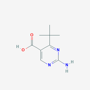2-Amino-4-tert-butylpyrimidine-5-carboxylic acid